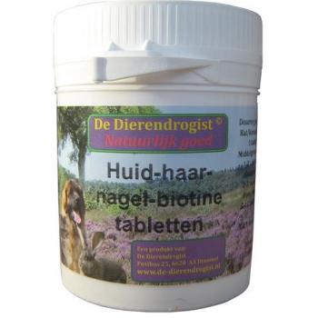 Dierendrogist Biotine Tabletten voor Huid, Haar en Nagels