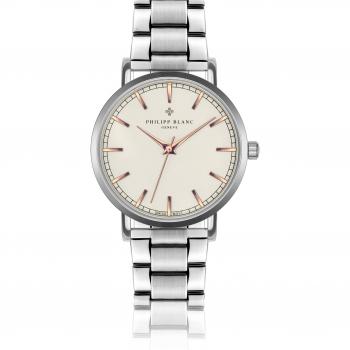 Philipp Blanc Armbanduhr Silber Basel
