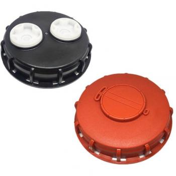 Tapa de tanque IBC con válvula de bola a prueba de fugas