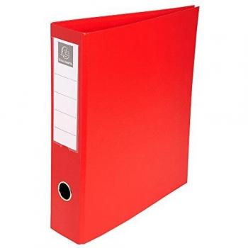 EXACOMPTA Ringbuch Eco-Carto, A4, 4 Ring-Reißmechanik, rot