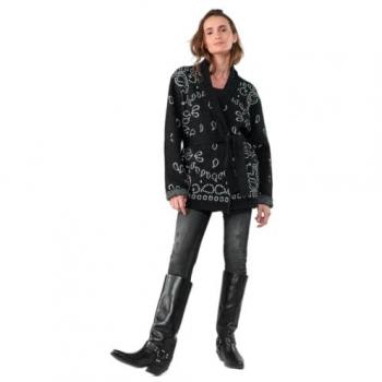 Herren Strickjacke BAO in Schwarz von Le Temps des Cerises