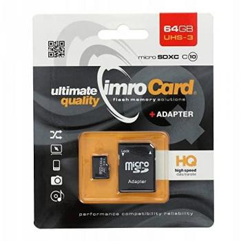 IMRO MicroSDXC 64GB Klasse 10 Speicherkarte