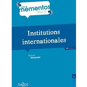 Institutions internationales