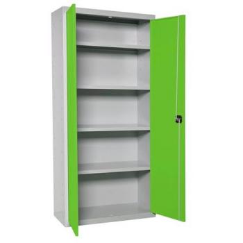 SIMONRACK - Armario metálico Profesional 2 Puertas y 4 Baldas Interiores Montado
