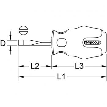 Screwdriver KS TOOLS 151.1131