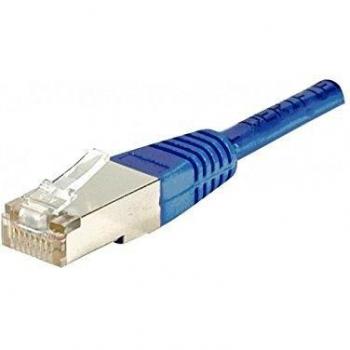 Cordon RJ45 catégorie 6 FUTP bleu 3 m