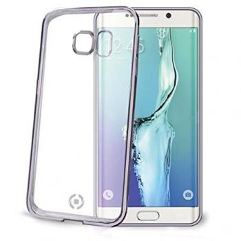 S6 Edge Cover Celly Laser Argento