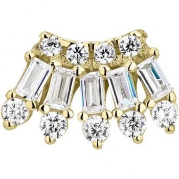 Earcandy Jewelry, Piercing Suila elaborado en Plata 925 con baño de oro 18k