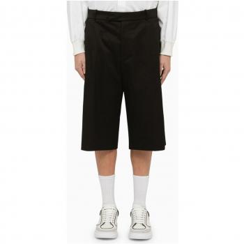 Shorts baggy en coton Alexander McQueen pour homme - Noir - Taille 50
