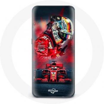 Galaxy A5 2016 Vettel Formula 1 Red Protection Case