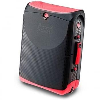 Maleta Jurni, Negro con Rojo Magma - 0502-GB01