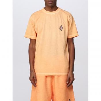 Sunset Cross Marcelo Burlon Orange Men’s T‑Shirt L