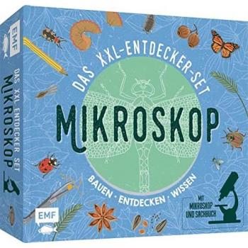 Jackson, Tom: Das XXL-Entdecker-Set - Mikroskop: Mit Mikroskop, Linsen und Objektträgern + Sachbuch mit faszinierenden Experimenten