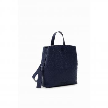 Desigual - Mochila mujer azul marino