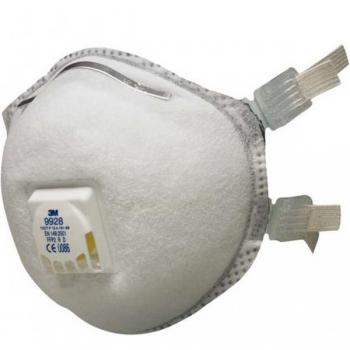 Maschera FFP2 R D 3M 9928 con valvola per saldatura - Confezione da 10 pezzi