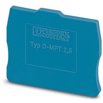 Phoenix Contact D‑MPT 2.5 BU End Plate (×50)