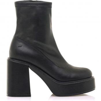Botim MTNG 53004 Preto Mulher com Tacão de 10 cm