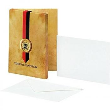 Rössler Papier Kartenmappe Dürener Tradition - A6/C6, 25/25 Stück, weiß, glatt