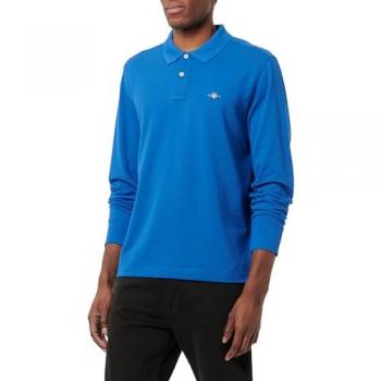 GANT Poloshirt „Shield“ – Regular Fit, 100 % Baumwolle, XL, Royal Blue