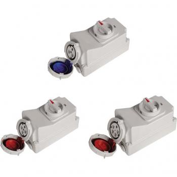 Industriële Interlock Socket 3 Polig 4P 5-pins 32A