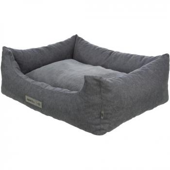Hunde-Bett Liano eckig 60 x 50 cm - grau