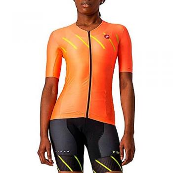 Castelli Maillot Free Speed 2 Race Top rojo coral mujer