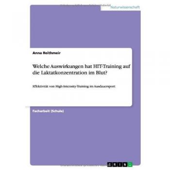 Welche Auswirkungen hat HIT-Training auf die Laktatkonzentration im Blut?: Effektivität von High-Intensity-Training im Ausdauersport