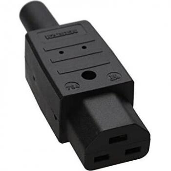 Rewireable C21 HOT IEC 16A 250V Screw Terminal Power Cable Connector