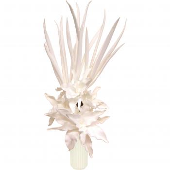 Kunstblume „Soft-Blumenarrangement“ von I.G.E.A., 90 cm hoch, Keramikvase