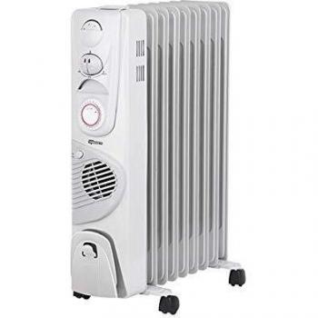 Radiateur à huile 9 éléments 2000W avec Timer et Turbo 400W - Termozeta TZR23