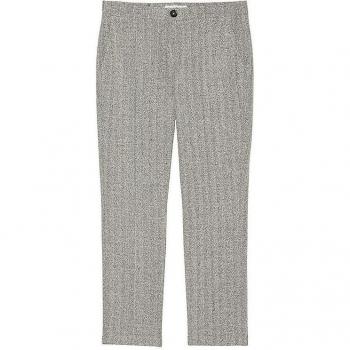 MARC O POLO Regular Fit Stoffhose mit Fischgrätenmuster, Größe 44 - women - Hellgrau - 44