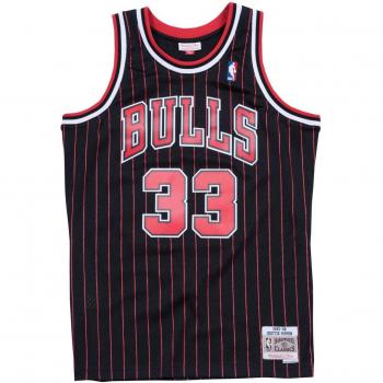 Scottie Pippen Chicago Bulls NBA Swingman Shirt - Zwart - Heren - Maat XL