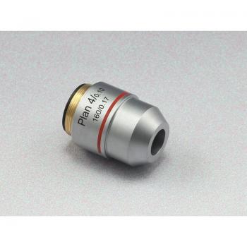 Planachromatisches Mikroskop Objektiv 4X bis 100X