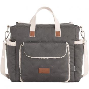 Bolso Maternal Pack Soft Winter Gris 16X43X37 Cm