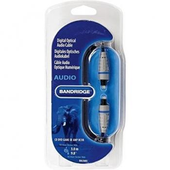 Blue Bandridge Toslink 3m Audio Kabel