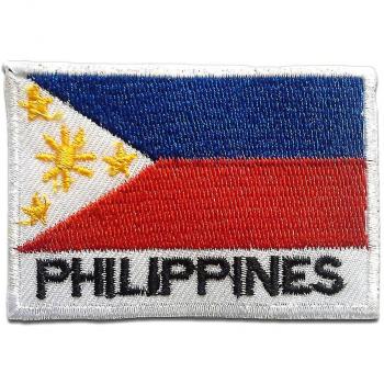 Parche termoadhesivo Bandera de Filipinas - 5 x 7,2 cm