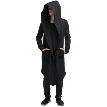 Chaqueta de Manga Larga con Capucha y Bolsillos