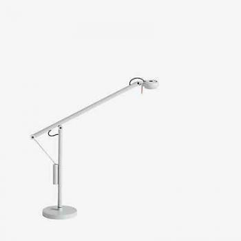 Fifty Fifty Mini lampe de table en aluminium grise 45 x 16,5 cm - HAY