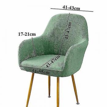 Couvre-fauteuil avec dossier haut et accoudoirs, gris anthracite