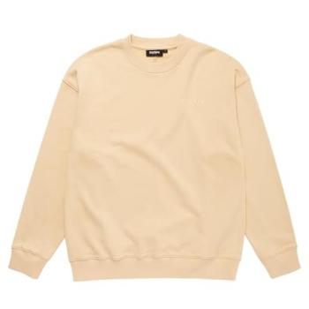 Felpa Mystic Grit Crew Calda Sabbia L