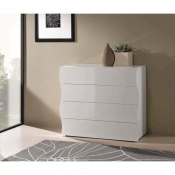 Cama contenedor individual Sophia - Tela, 100% Made in Italy, apertura frontal, incluye colchón 90x190 cm, color gris