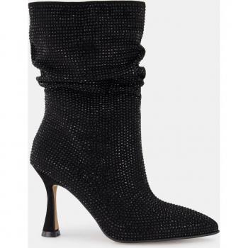 Botas de caña media Pedro Miralles modelo GUDJA en tonos negros con brillantes