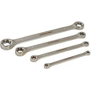 Set de llaves doble anillo Silverline 241501 – 4 piezas