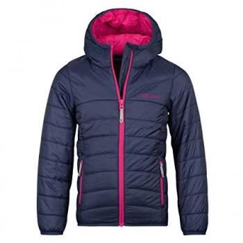 Chaqueta Trollkids Eikefjord rojo y negro para niños