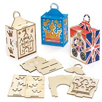 Royal Themed Wooden Lantern Craft Kits