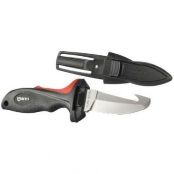 Cuchillo de buceo Mares Force Nano Plus Negro