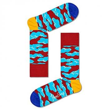 Mens and Women's 1 Pair Happy Socks Under the Clouds Socks Multi 7.5-11.5 Unisex