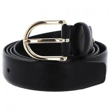 Cinturón de Cuero JOOP! para Mujeres - Ancho 3 cm, hebilla espino, color negro
