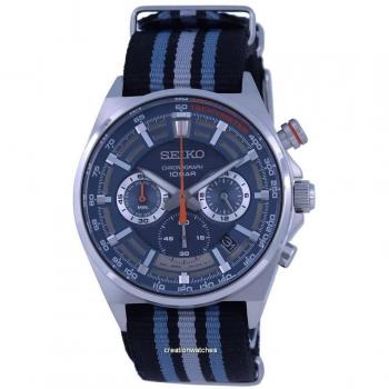 Seiko sportivo cronografo nylon blu SSB409P1