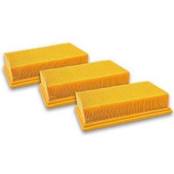 Bosch VAC140S & VAC140A 3× Flat‑Fold Pleated Filter – VHBW Edition